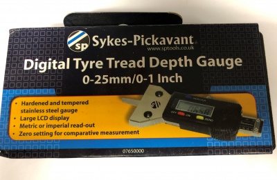 Sykes Pickavant 07650000 Digital Tyre Tread Depth Gauge