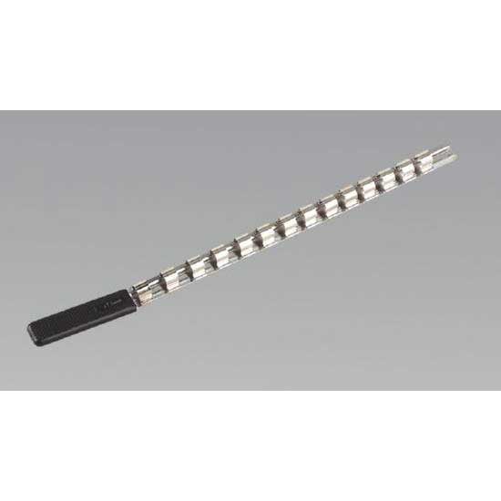 Sealey AK1214 Socket Retaining Rail with 14 Clips 1/2Sq Drive