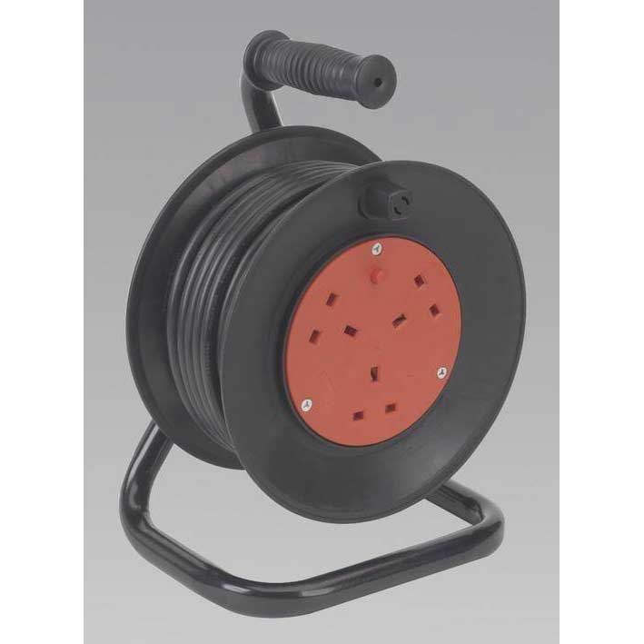 Sealey BCR153T - Cable Reel 15mtr 3 Core 230V Thermal Trip