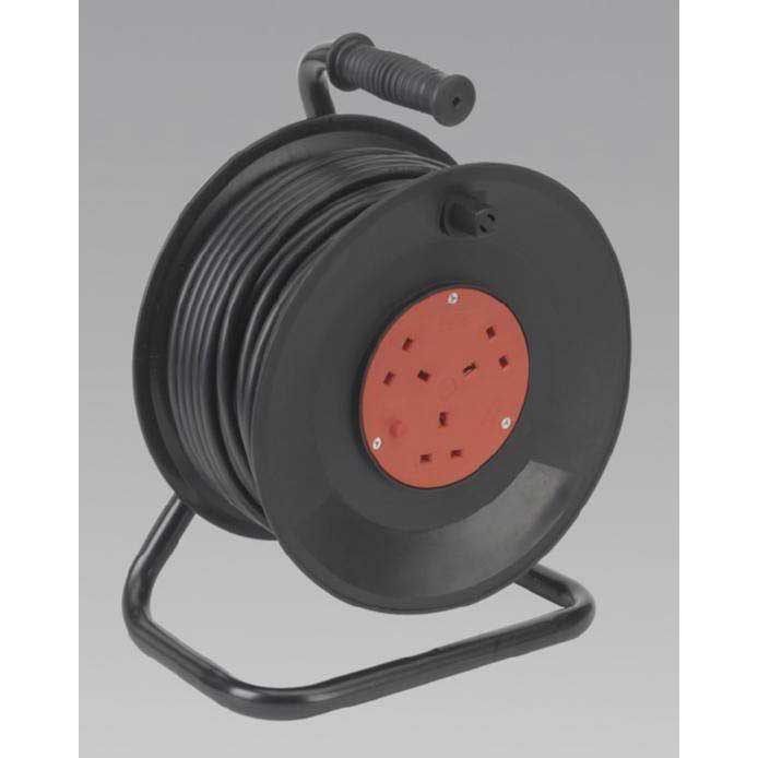 Sealey BCR503T - Cable Reel 50mtr 3 Core 230V Thermal Trip