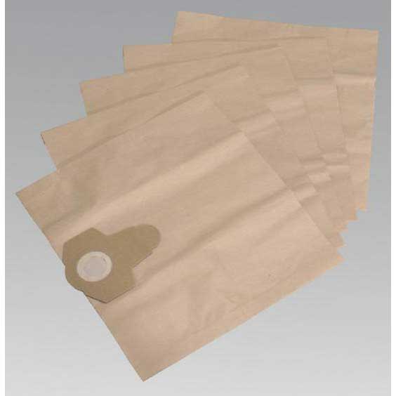 Sealey PC300PB5 - Dust Collection Bags for PC300SD  PC300SDAUTO Pack of 5