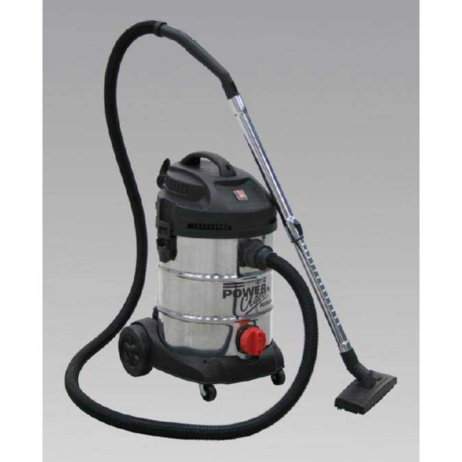 Sealey PC300SD - Vacuum Cleaner Industrial 30ltr 1400W/230V Stainless Bin