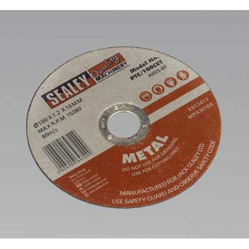 Sealey PTC/100CET - Cutting Disc O100 x 1.2mm 16mm Bore