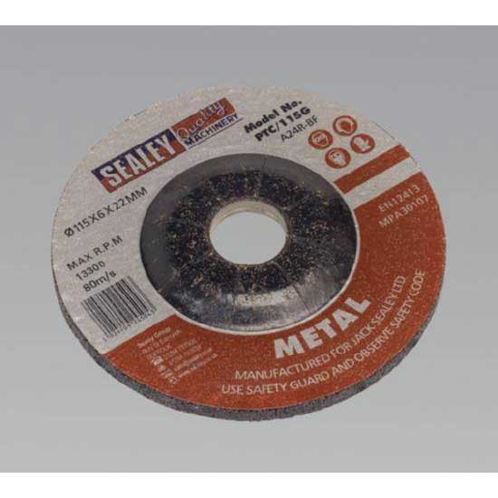 Sealey PTC/115G - Grinding Disc O115 x 6mm 22mm Bore