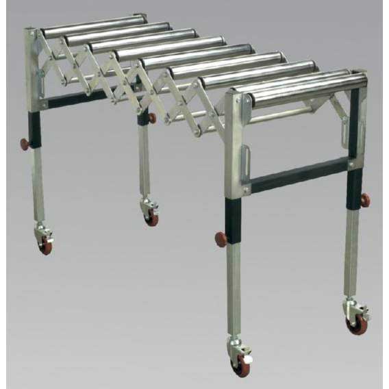 Sealey RS911F Adjustable Roller Stand 450 1300mm 130kg Capacity