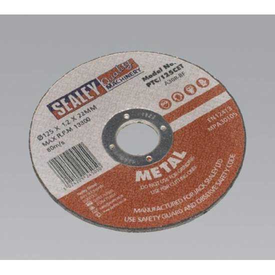 Sealey PTC/125CET - Cutting Disc O125 x 1.2mm 22mm Bore