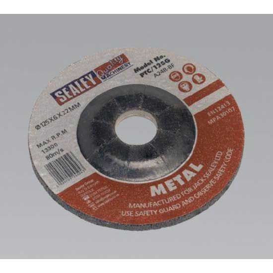 Sealey PTC/125G - Grinding Disc O125 x 6mm 22mm Bore