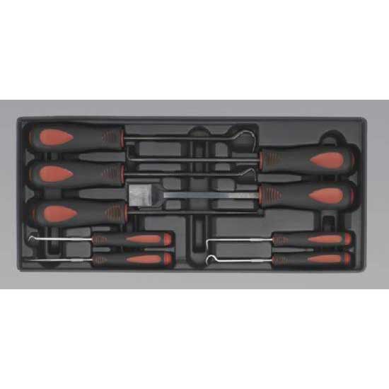 Sealey TBT23 - Tool Tray with Scraper Set 9pc