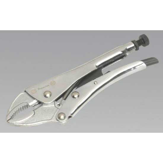Sealey AK6821 Locking Pliers Curved Jaws 235mm 0-63mm Capacity