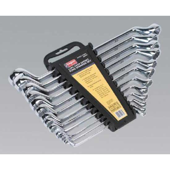Sealey S0847 - Deep Offset Ring Spanner Set 12pc