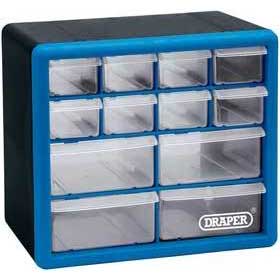 Draper 12 Drawer Storage Cabinet/Organiser 260 X 160 X 230mm