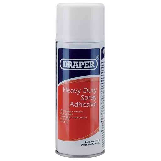 Draper 400Ml Heavy Duty Spray Adhesive