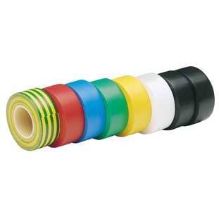 Draper Expert 8 X 10m  X 19mm Mixed Colours Insulation Tape to BSEN60454/Type2