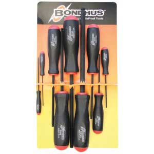 Bondhus 10699 BSX9M 9pc Ball End  Hex Screwdriver Set 1.5-10mm