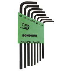 Bondhus 31734 - Torx 8pc T9-T40 Key Set Short