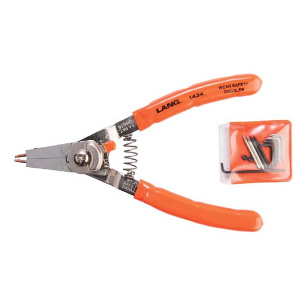 Lang-1434 Quick Switch Circlip Plier with Tips
