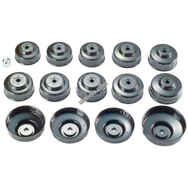 Signet-S46922 Oil Filter Cup Wrench Set 15pc
