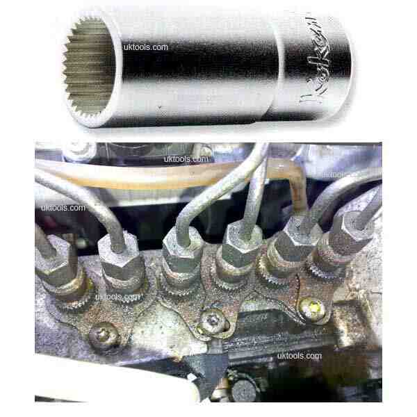Koken 4133 33 Point Mercedes Diesel Fuel Injection pump Socket