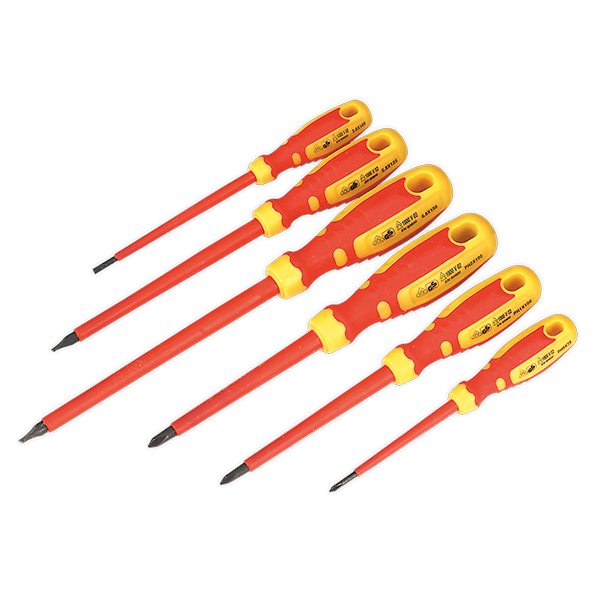 Sealey AK6122 - Screwdriver Set 6pc VDE/TUV/GS Approved