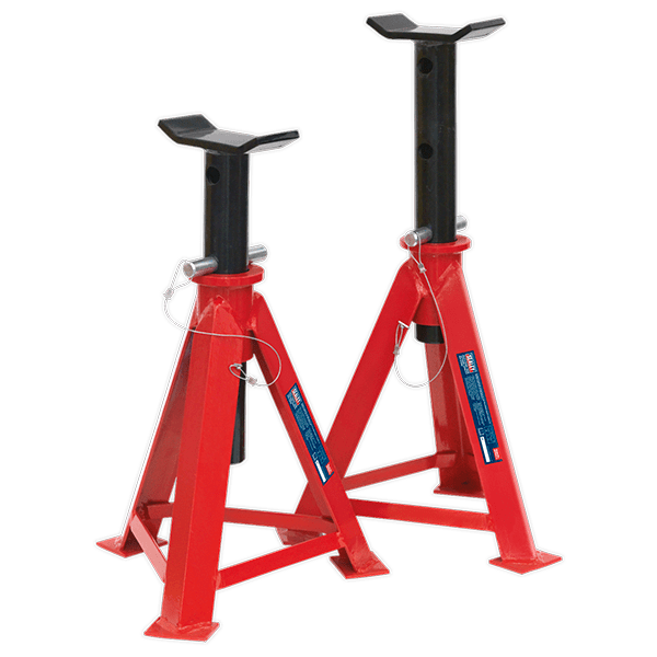 Sealey AS7500 - Axle Stands 7.5tonne Capacity per Stand 15tonne per Pair Medium Height