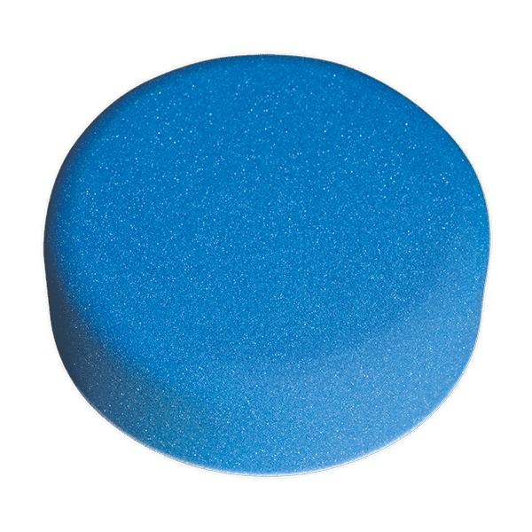 Sealey PTCCHV150B - Buffing & Polishing Foam Head Hook & Loop 150 x 50mm Blue/Soft