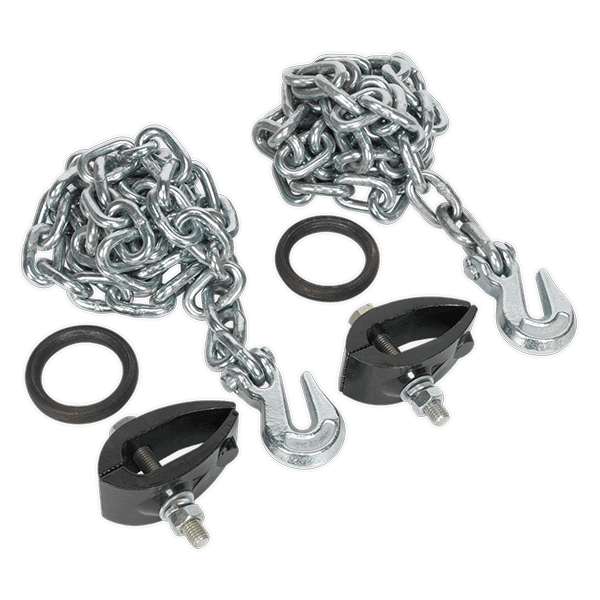 Sealey RE91/5/CK - Chain Kit 2 x 1.5mtr Chains 2 Clamps