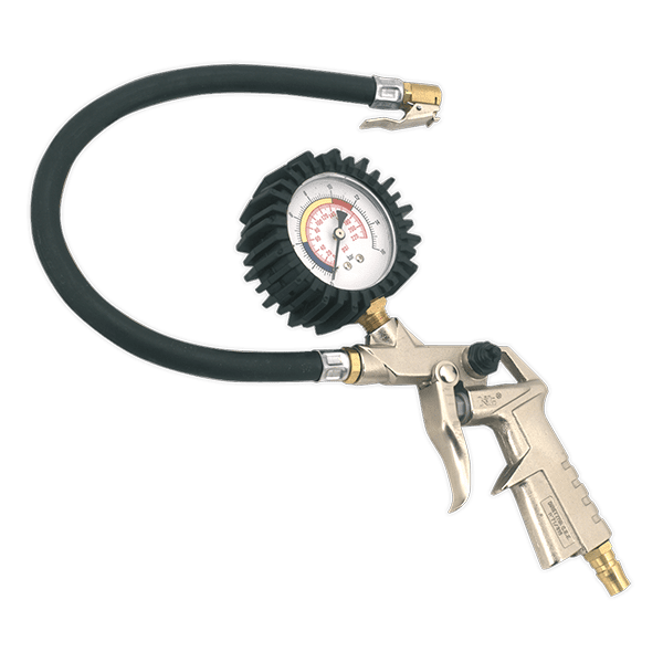 Sealey SA924 - Tyre Inflator with Clip-On Connector