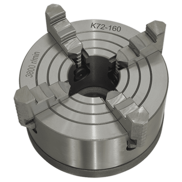 Sealey SM27FJC - 4 Jaw Independent Chuck with Back Plate