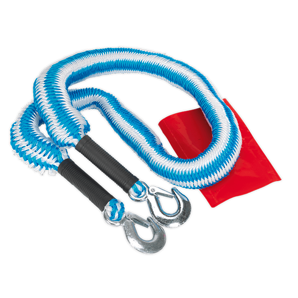 Sealey TH2502 - Tow Rope 2000kg Rolling Load Capacity