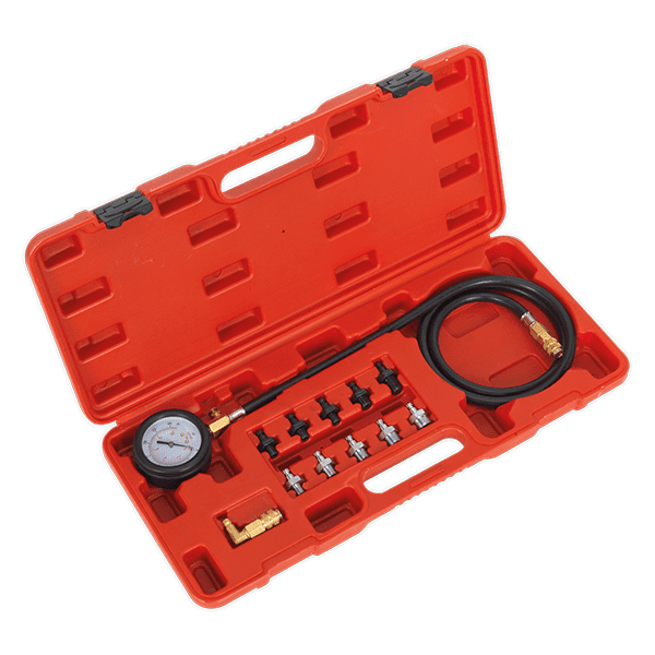 Sealey VSE203 - Oil Pressure Test Kit 12pc