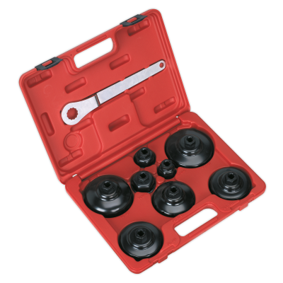 Sealey VS7005 Paper Cartridge Type Oil Filter Cap Wrench Set 9pc
