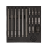 Koken TR183H31-17 17-Piece ''183'' Hex Bits & 3/8'' Adaptor Set