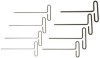 Bondhus 15460 4mm T-Handle loop hex key 6''