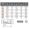 Koken 16425-E22 E22 3/4Drive Standard Female E(Torx) Socket