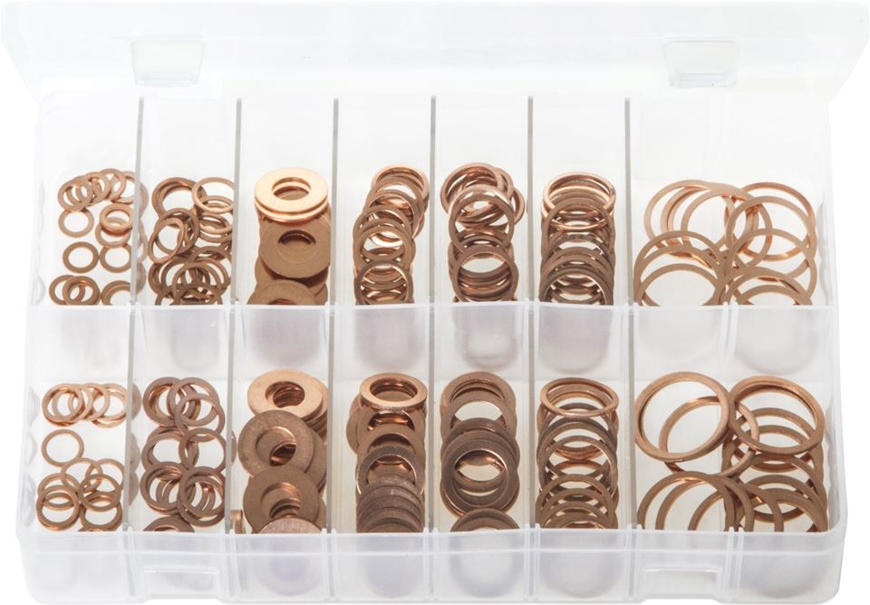 Van Line AB142 Diesel Injector Washers Copper UKtools