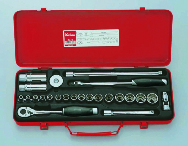 Koken 3275 3/8'' Drive 24 Piece Socket Set