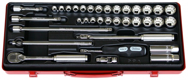 Koken 3279AM 3/8'' Drive 35 Piece Socket Set