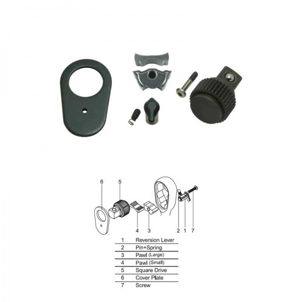 Koken 3725RK-2 3/8''Dr. 72T Ratchet Repair Kit