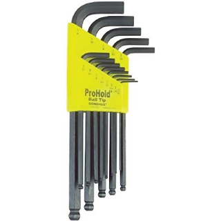 Bondhus 74937 PBLX13 Ball End Prohold Hex Key 13pc Set 0.050-3/8