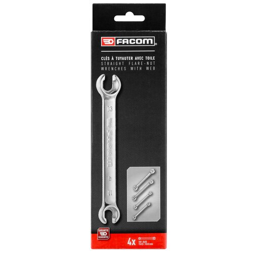 FACOM 43.J4PB flare nut wrenches set 4 Piece MM