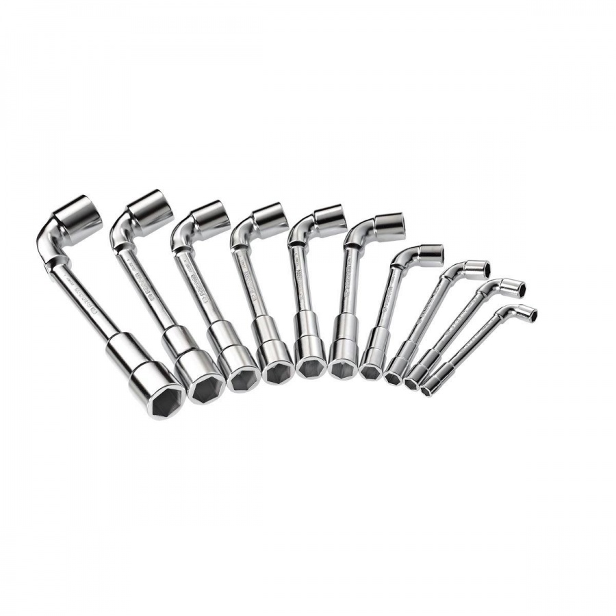 75.JN10 10pc Metric 6x6pt Angled Socket Spanner Set UKtools