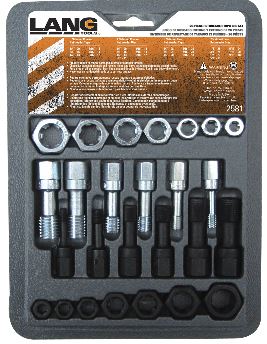 Lang 26 pcs Thread Restorer Tap and Die Set