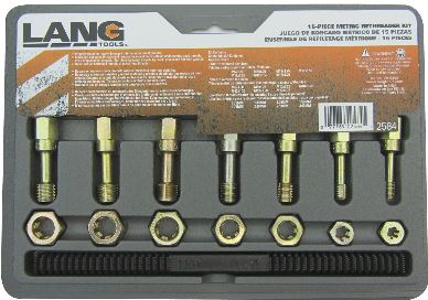 Lang 15 pcs Master Metric Thread Restorer Set