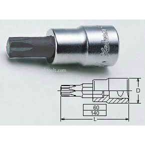 Koken 4025.60-T55 T55 60mm Long 1/2''Drive TORX BIT Socket