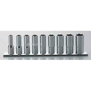 Koken RS3300M/9 9 piece 3/8''.Dr 6-point deep 55mm long socket set