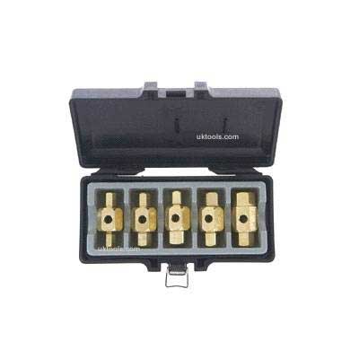 5pc Male Drain Plug Key Set