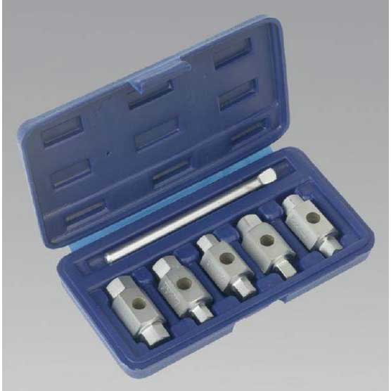 5pc Male Drain Plug Key Set UKtools