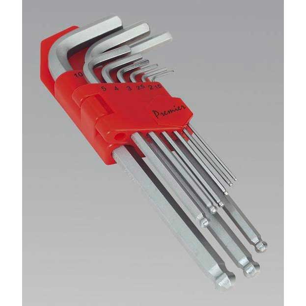 Sealey AK7139 - Ball-End Hex Key Set 9pc Long Metric