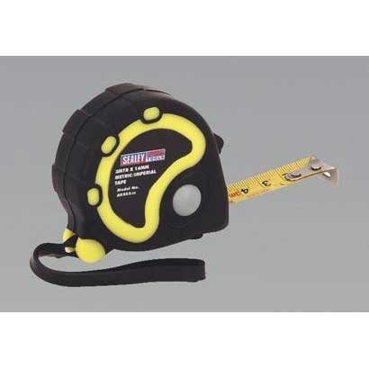 Sealey AK988 - Rubber Measuring Tape 3mtr(10ft) x 16mm Metric/Imperial