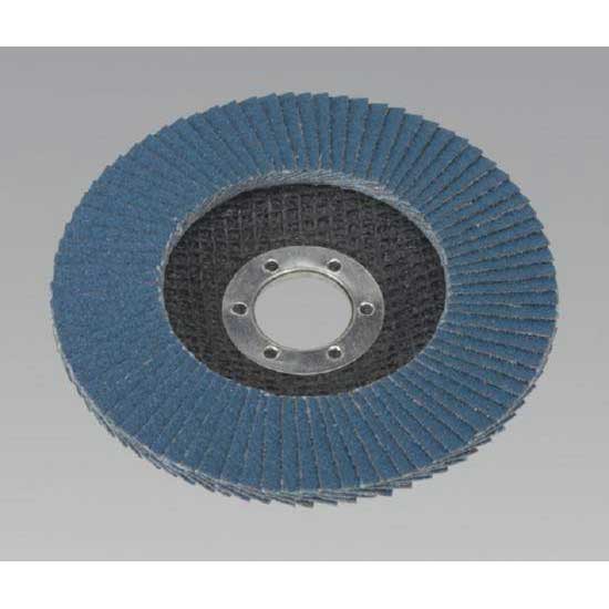 Sealey FD11540 - Flap Disc Zirconium O115mm 22mm Bore 40Grit